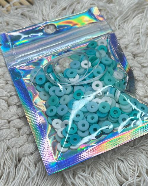 Sour Blue - Clay Bead DIY Kit