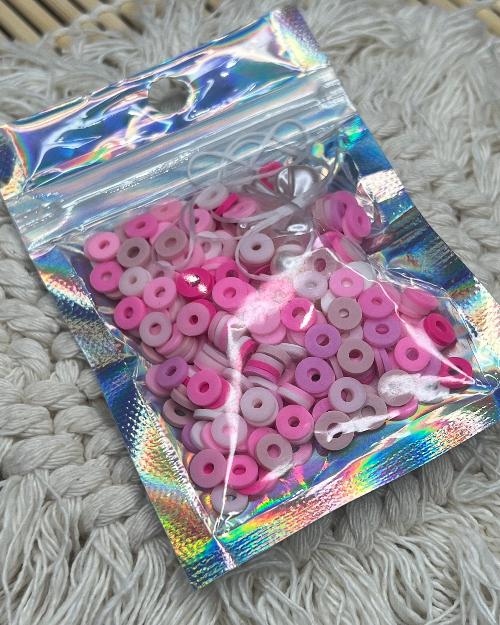 Sour Pink - Clay Bead DIY Kit