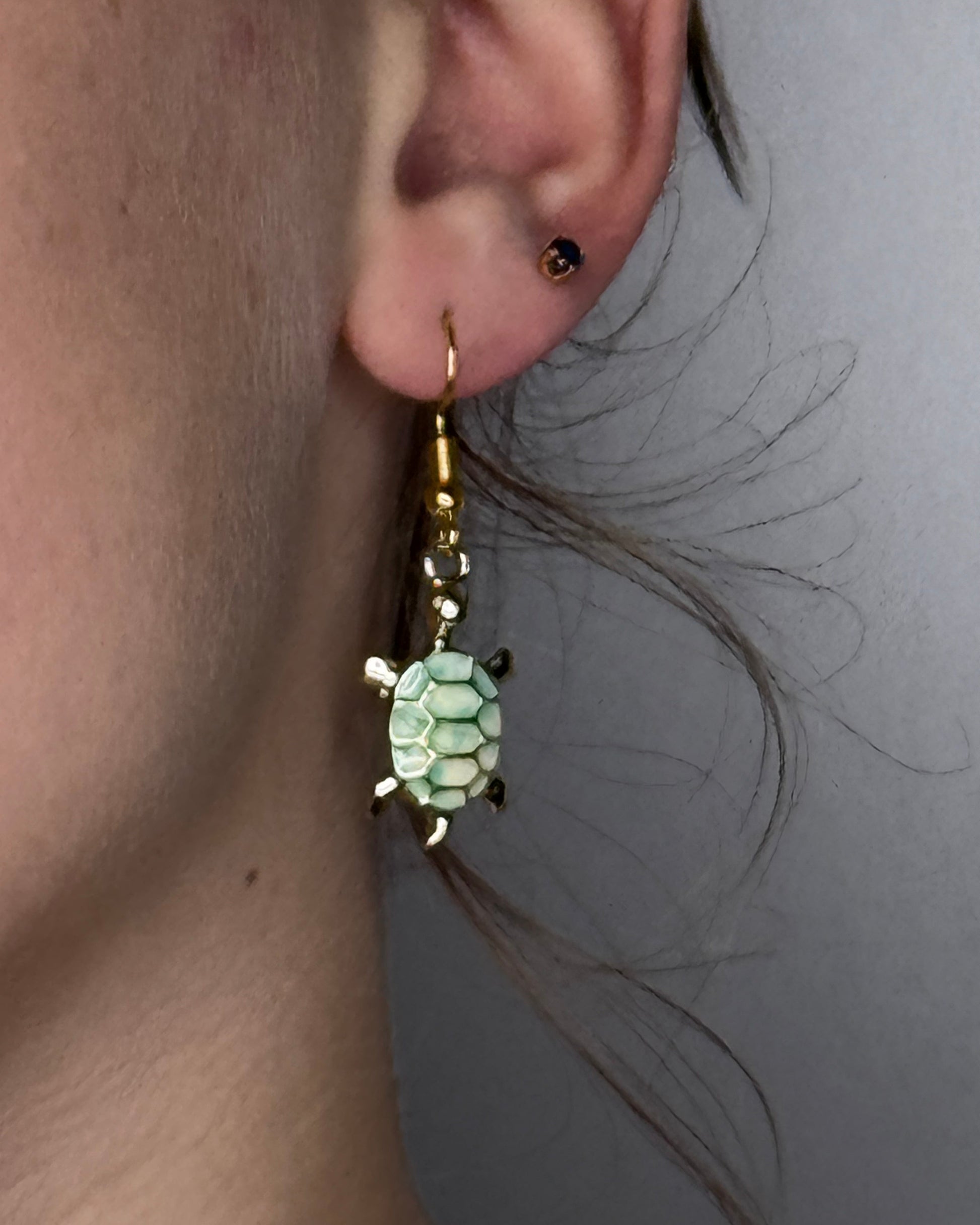 Turtle Pastel Earings